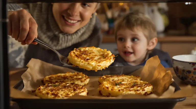 Croustillant doré, parfum d’enfance : la recette express de galettes de pommes de terre au four sans huile